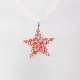 Star - Cassiopeia-Salmon Organza - 1